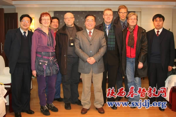 芬兰圣经公会一行访问陕西省基督教两会(图2)