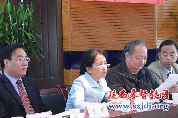 陕西基督教界举办庆祝建国60周年暨三自59周年歌咏座谈会(图3)