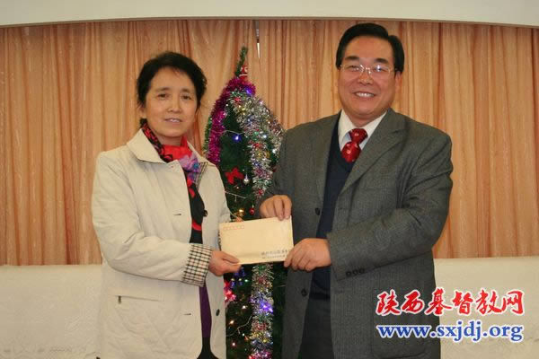 省宗教局领导来我会看望并祝贺圣诞佳节