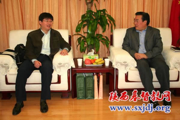 中央统战部四处处长倪智泉一行来我会调研