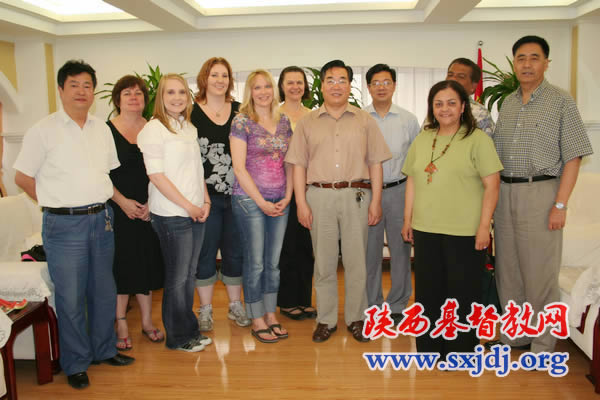 美国基督会、美国联合基督会一行访问陕西教会(图2)