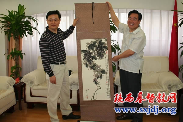 韩国上道中央教会朴逢洙牧师一行访问陕西教会(图1)