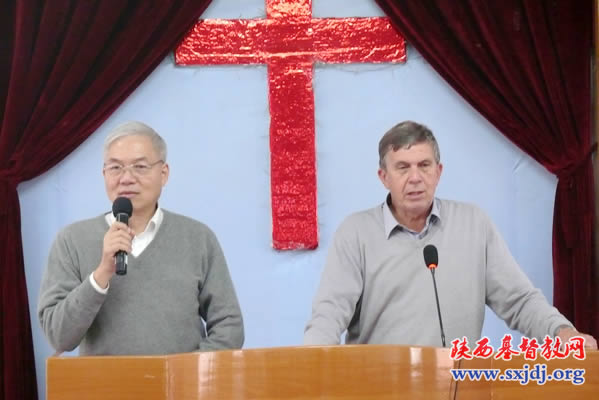 省基督教两会接待挪威圣约教会高卫格牧师一行(图4)