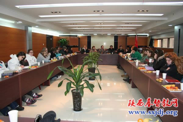 省基督教两会接待美国联合卫理公会一行(图2)