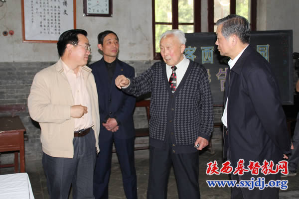 中国基督教三自爱国运动委员会主席傅先伟长老在我省教会调研