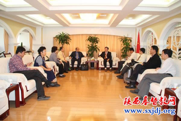 郑国治牧师访问陕西教会