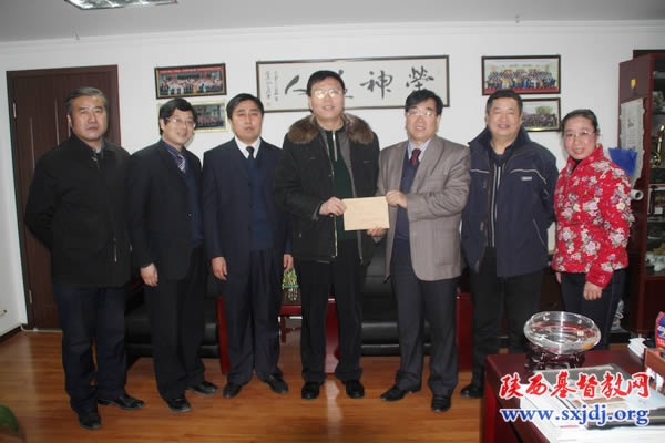 陕西省统战部领导来我会春节慰问