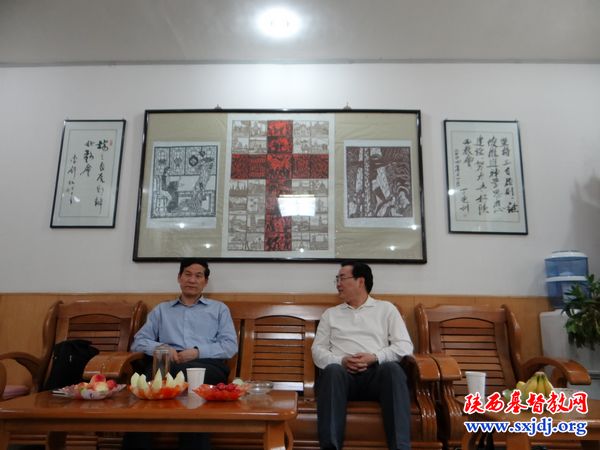 省民委、宗教局书记张宁岗到陕西圣经学校调研