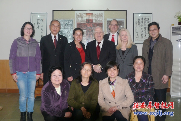 哈该学院总裁哈该博士访问省基督教两会(图4)