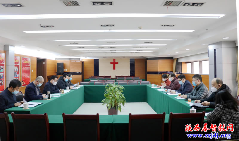 我会组织在西安班子成员召开省民宗委2022年度第六次双月学习会