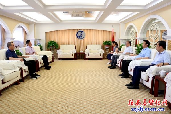 省民宗委宗教二处、三处就反邪教工作到我会座谈交流