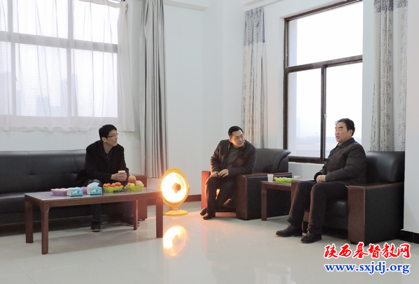 市委统战部郭永涛副部长来渭南市基督教两会慰问