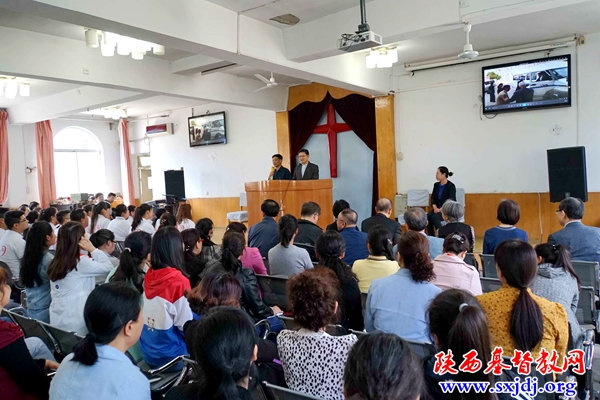 韩国上道中央教会朴逢洙牧师一行访问我省教会(图4)