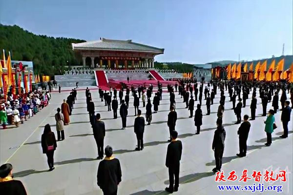 王俊牧师受邀参加清明公祭轩辕黄帝典礼