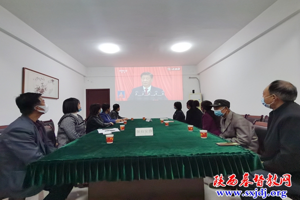 喜迎二十大 奋进新征程——省基督教两会认真组织全省教会收看“党的二十大”开幕会现场直播（一）(图13)